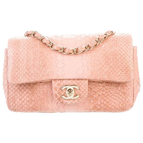 chanel pink flap bag|chanel snakeskin flap bag.